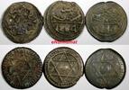 Morocco Morocco Sidi Mohammed IV LOT OF 3 COINS AH1284(1868) 4 Fulus Marrakesh C166.2(9) -