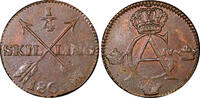 1/4 Skilling SWEDEN Gustaf IV Adolf Copper 1806  Avesta mint AU KM# 564 (21 010)