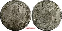 20 Kopecks Russia Catherine II Silver 1769 SPB  Mintage-350,000 Toned C# 63a.2(0) Uncertified