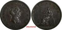 United Kingdom 1/2 Penny Great Britain George III Copper 1807  SOHO Mint XF KM# 662 (19 966) Uncertified