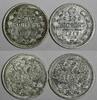 Russian Federation 20 KOPECKS RUSSIA Nicholas II Silver LOT OF 2 COINS 1912 СПБ ЭБ  xf Y#22a.1 (744) Uncertified