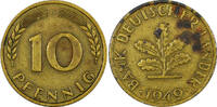 10 Pfennig Germany - Federal Republic 1949 G Stuttgart Mint KM# 103 (21 562) -