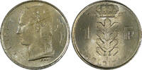 1 Franc 1958 Belgium Baudouin I Copper-Nickel 1958  French UNC Toned KM... 2,58 EUR  zzgl. 12,88 EUR Versand