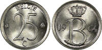  25 Centimes 1964 Belgium Baudouin I Copper-Nickel 1964  Dutch text GEM ... 2,58 EUR  zzgl. 12,88 EUR Versand