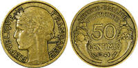 50 Centimes France Aluminum-Bronze 1941  WWII Issue KM# 894.1 (21 331) Uncertified