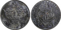 2 Öre Sweden Gustaf V Iron 1947  Choice Unc KM# 811 (856) Uncertified