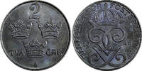 2 Öre Sweden Gustaf V Iron 1948  Choice Unc KM# 811 (851) Uncertified