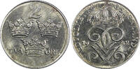 2 Öre Sweden Gustaf V Iron 1942  WWII Issue aUNC/UNC KM# 811 (21 862)