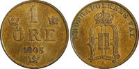 Sweden 1905 Öre Sweden Oscar II Bronze extra Large letters UNC KM# 750 (21 928) -