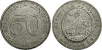 Bolivia 50 Centavos Bolivia 1965 Germany Mint 24mm 1st Year Type KM# 190 ( 21 982) -