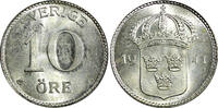 10 Öre Sweden Gustaf V (1907-1950) Silver 1941 G  GEM BU KM# 780 (22 080) Uncertified