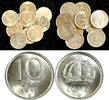 SWEDEN Gustaf V Silver 1942-1950 10 Ore UNC/BU KM# 813 RANDOM PICK (1 COIN) (29) unz
