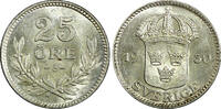 25 Öre Sweden Gustaf V Silver 1930 G  aUNC KM# 785 (22 052)