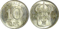 10 Öre SWEDEN Gustaf V Silver 1936 G  Long6 ch.UNC KM# 780 (22 139) unz