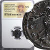 Nummus 324-328/30  Roman HELENA AD 324-328/30 AE4 BI   NGC MS /GODDESS PAX (190) NGC MS