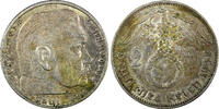 Germany Mark Germany - Third Reich Silver 1938 A 2 Reichs Hindenburg KM# 93 (22 294) -