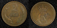 Denmark Bronze 1906 Denmark Christian IX  1906 VBP 2 Ore Last Year Type ... 6,87 EUR  zzgl. 12,88 EUR Versand