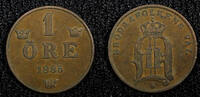 Sweden Bronze 1885 SWEDEN Oscar II (1872-1907)  1885 1 ORE Extra Large l... 10,74 EUR  zzgl. 12,88 EUR Versand