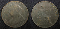 India 1 Penny Great Britain Victoria Bronze 1898 30.8 mm KM# 790 (22 508) -