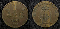 Sweden Bronze 1886 SWEDEN Oscar II (1872-1907)  1886 1 ORE Extra Large l... 8,59 EUR  zzgl. 12,88 EUR Versand