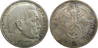 Germany Mark Germany - Third Reich Silver 1939 A 2 Reichs Hindenburg KM# 93 (22 414) -