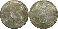 Germany Mark Germany - Third Reich Silver 1939 A 2 Reichs Hindenburg KM# 93 (22 417) -