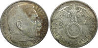 Germany Mark Germany - Third Reich Silver 1939 A 2 Reichs Hindenburg KM# 93 (22 416) -