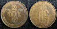 Sweden Ore 1878 Sweden Oscar II Copper 1878 2 Ore KM# 746  (23 138) Unce... 12,45 EUR  zzgl. 12,88 EUR Versand