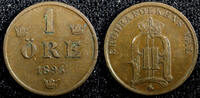 Sweden 1 Öre 1895 Sweden Oscar II Bronze 1895  KM# 750 (23 147) Uncertif... 5,11 EUR  zzgl. 12,88 EUR Versand