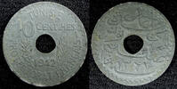 Tunisia 10 Centimes 1942 TUNISIA Zinc 1942  WWII Issue KM# 267 (23 005) ... 8,59 EUR  zzgl. 12,88 EUR Versand