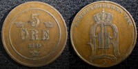Sweden Bronze 1895 SWEDEN Oscar II (1872-1907)  1895 5 ORE Mintage-529,0... 8,57 EUR  zzgl. 12,88 EUR Versand