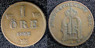 Sweden 1 Öre 1882 Sweden Oscar II Bronze 1882  Large letters KM# 750 (23... 8,16 EUR  zzgl. 12,88 EUR Versand