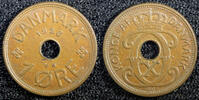 Denmark 1 Øre 1928 Denmark Christian X Bronze 1928  UNC KM# 826.2 (23 09... 8,59 EUR  zzgl. 12,88 EUR Versand