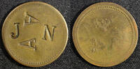Costa Rica Bronze COSTA RICA Token C/S ''AJAN '' 19.7mm 2,51g. (23 248) -