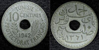 Tunisia 10 Centimes 1942 TUNISIA Zinc 1942  WWII Issue HIGH GRADE KM# 26... 17,13 EUR  zzgl. 12,88 EUR Versand