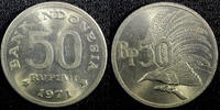 Indonesia 50 Rupiah 1971 INDONESIA Copper-Nickel 1971  Greater Bird aUNC... 4,29 EUR  zzgl. 12,88 EUR Versand