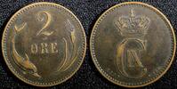 Denmark Bronze 1897 Denmark Christian IX  1897 VBP 2 Ore KM# 793.2 (23 7... 4,25 EUR  zzgl. 12,88 EUR Versand