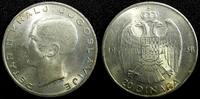 Yugoslavia 20 Dinara 1938 Yugoslavia Petar II Silver 1938  1 Year Type K... 17,13 EUR  zzgl. 12,88 EUR Versand