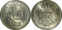 Denmark 10 Øre 1955 Denmark Frederik IX 1955 NS  Last Year Type UNC KM# ... 8,59 EUR  zzgl. 12,88 EUR Versand