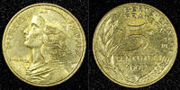 France 5 Centimes 1998 FRANCE Aluminum-Bronze 1998  KM# 933 (22 853) Unc... 4,29 EUR  zzgl. 12,88 EUR Versand