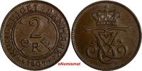 Denmark Bronze 1907 Denmark Frederik VIII  1907 VBP GJ 2 Ore Ch UNC KM# ... 34,36 EUR  zzgl. 12,88 EUR Versand