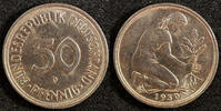Germany 50 Pfennig Germany - Federal Republic 1950 D Munich UNC KM# 109.1 (23 300) -