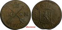 SWEDEN Adolf Frederick (1751-1771) Copper 1766 S.M.2 Ore 33.7 mm KM# 461 (14742) Uncertified