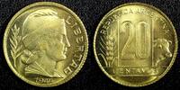 Argentina 20 Centavos 1944 Argentina Aluminum-Bronze 1944  GEM BU COIN K... 21,47 EUR  zzgl. 12,88 EUR Versand