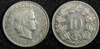 Switzerland 10 Rappen 1933 Switzerland Nickel 1933 B  KM# 27b (23 894) U... 4,25 EUR  zzgl. 12,88 EUR Versand