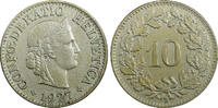 Switzerland 10 Rappen 1927 SWITZERLAND Copper-Nickel 1927  Toned KM# 27 ... 8,55 EUR  zzgl. 12,88 EUR Versand