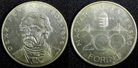 Hungary 200 Forint 1994 HUNGARY Silver 1994  D. Ferenc 1803-1876 UNC KM#... 17,18 EUR  zzgl. 12,88 EUR Versand