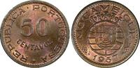 Mozambique 50 Centavos Mozambique Portuguese Colony Bronze 1957 UNC KM# 81 (24 057) -