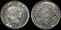 Switzerland 5 Rappen 1934 SWITZERLAND Nickel 1934 B  UNC/BU KM# 26b (23 ... 5,11 EUR  zzgl. 12,88 EUR Versand