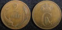 Denmark Bronze 1906 Denmark Christian IX  1906 VBP 2 Ore KM# 793.2 (23 7... 4,25 EUR  zzgl. 12,88 EUR Versand